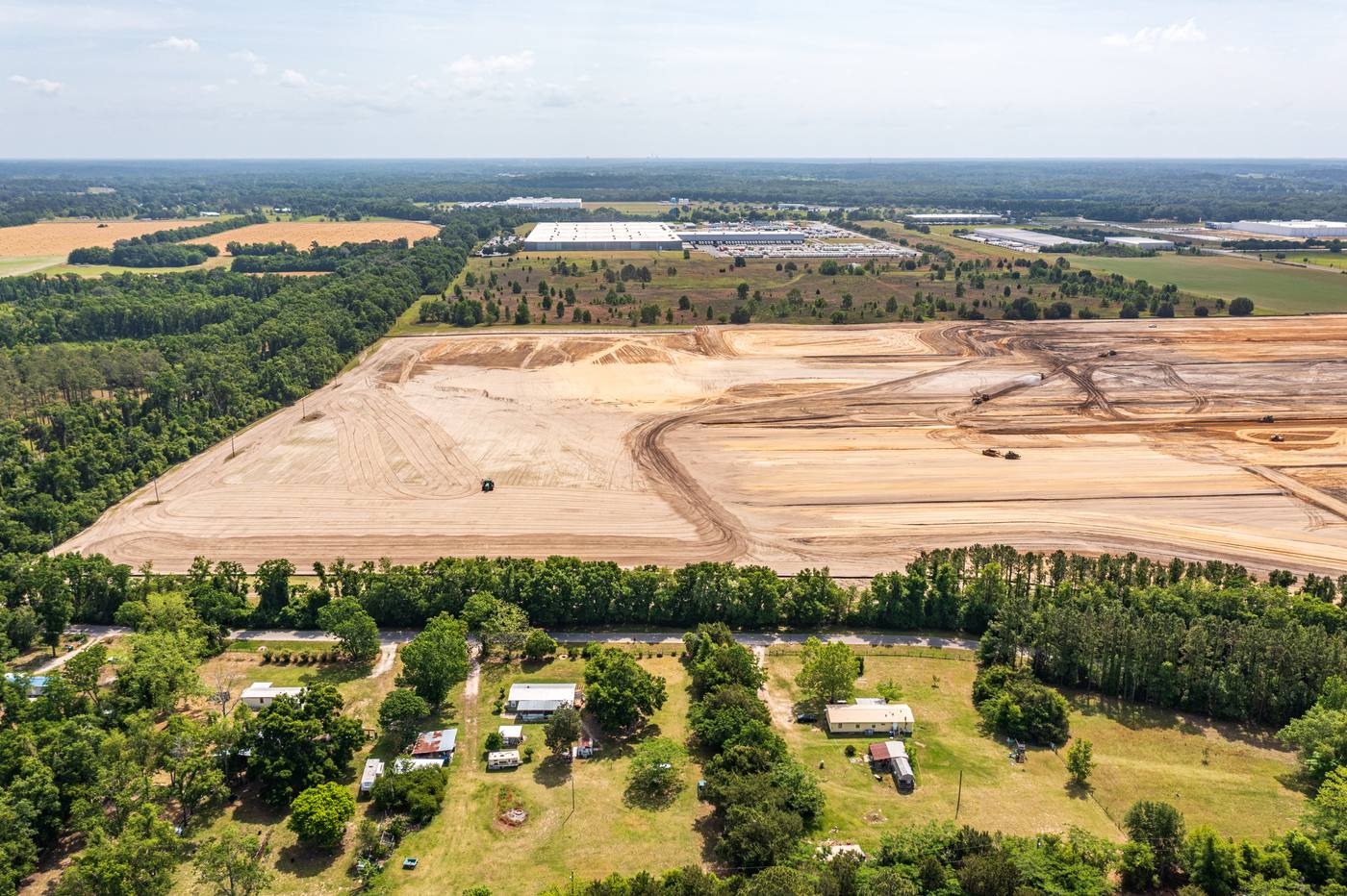 Aerial progress documentation visit 7 — Ben E. Keith Alachua FL Apr 21, 2025, Site Prep & Earthwork