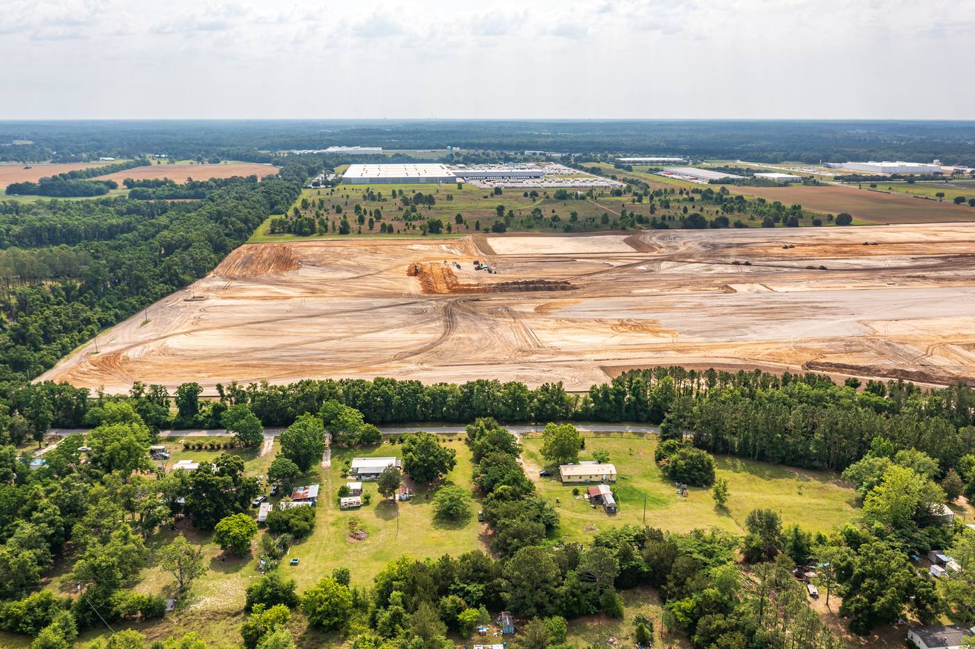 Aerial progress documentation visit 9 — Ben E. Keith Alachua FL May 7, 2025, Site Prep & Earthwork