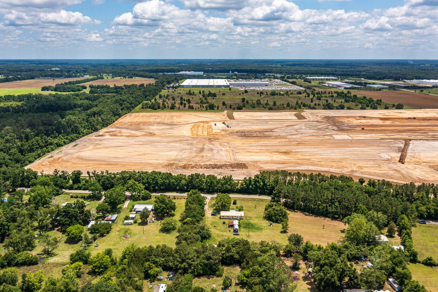 Aerial progress documentation visit 10 — Ben E. Keith Alachua FL May 14, 2025, Site Prep & Earthwork