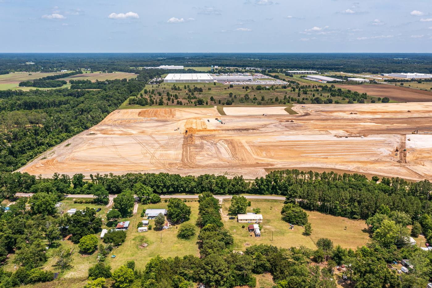 Aerial progress documentation visit 11 — Ben E. Keith Alachua FL May 19, 2025, Site Prep & Earthwork