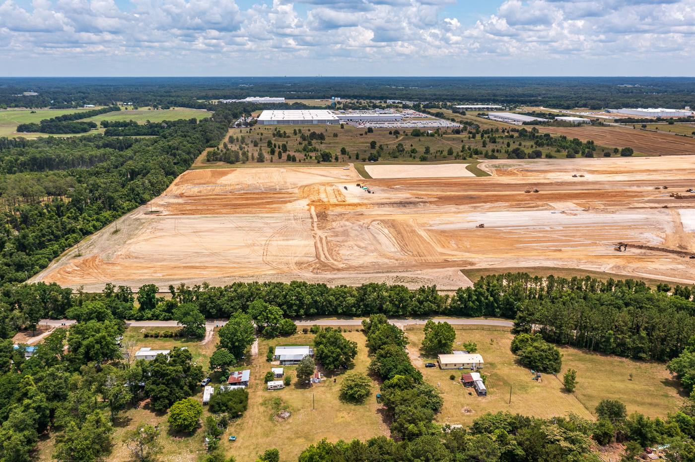 Aerial progress documentation visit 12 — Ben E. Keith Alachua FL May 27, 2025, Site Prep & Earthwork
