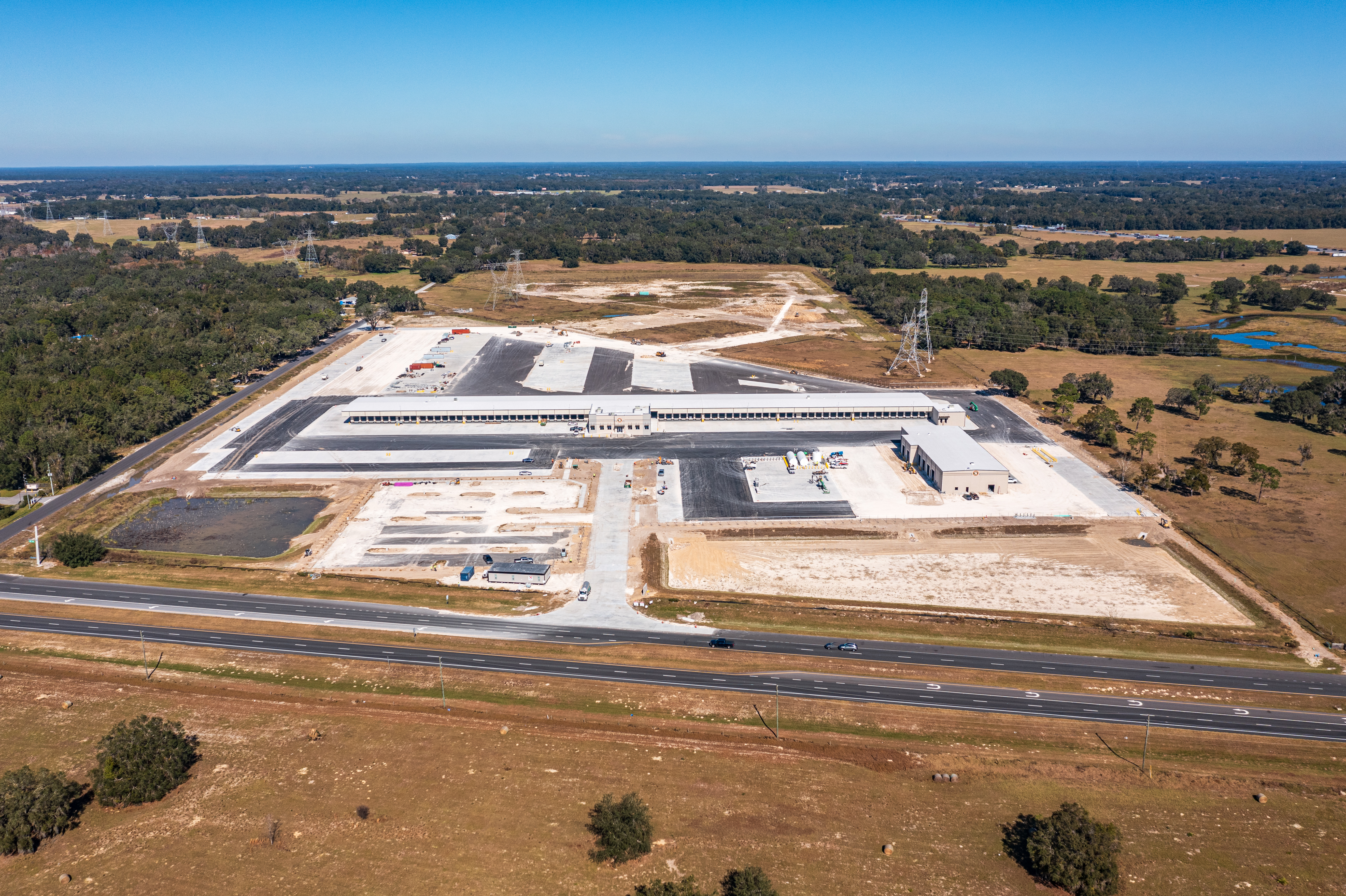 Visit 29 — Nov 26, 2024 — Old Dominion Wildwood LTL terminal construction aerial progress photo
